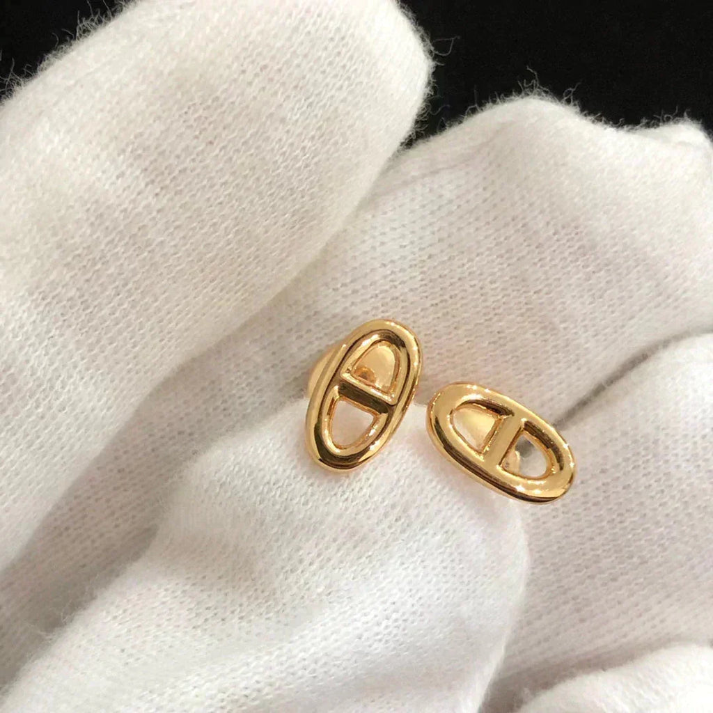 [Elowen jewels ]CHAINE SMALL EARRINGS GOLD AND SILVER