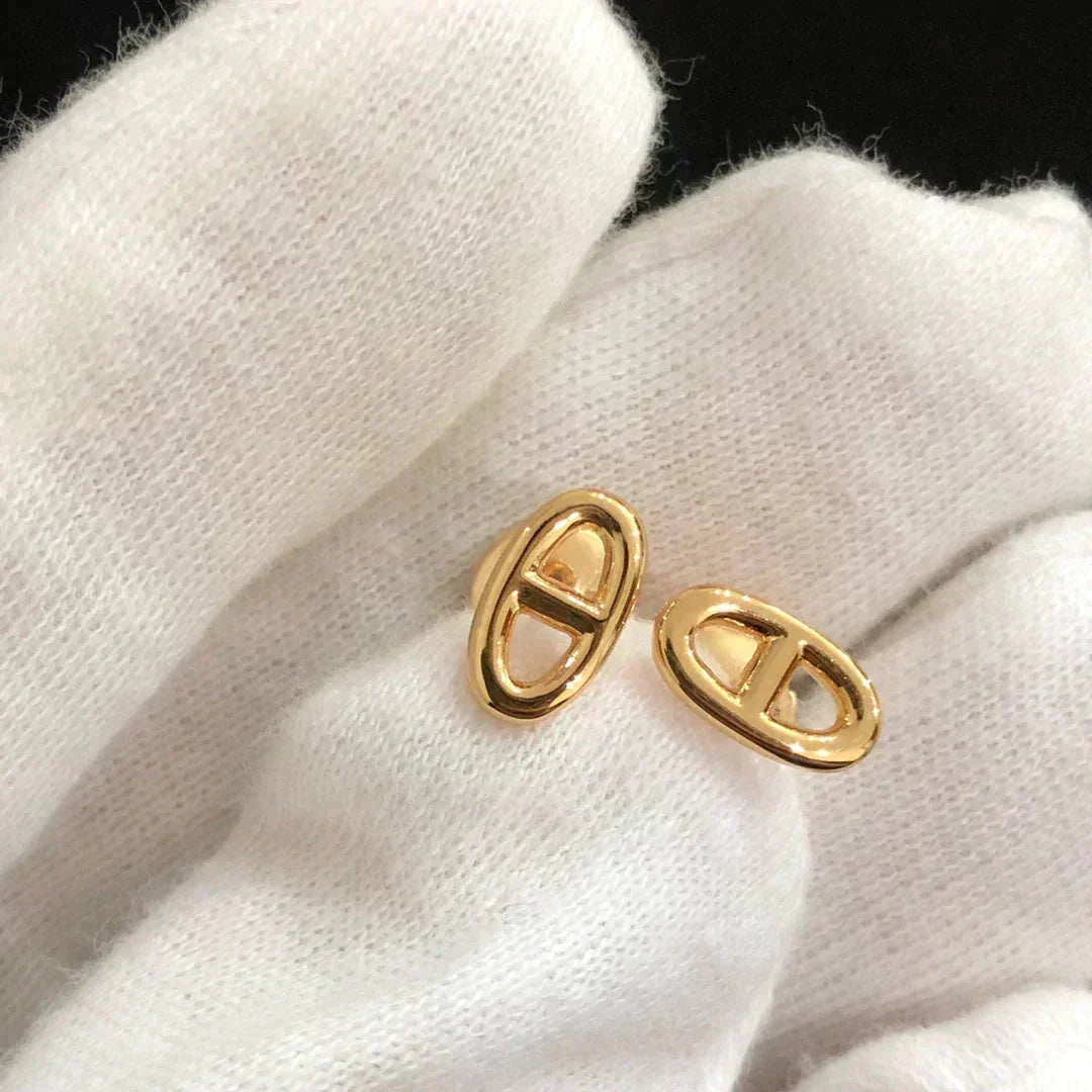 [Elowen jewels ]CHAINE SMALL EARRINGS GOLD AND SILVER