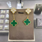 [Elowen jewels ]CLOVER  2 MOTIFS  DIAMOND  EARRINGS (MULTIPLE CHOICESç´