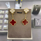 [Elowen jewels ]CLOVER  2 MOTIFS  DIAMOND  EARRINGS (MULTIPLE CHOICESç´