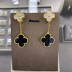 [Elowen jewels ]CLOVER  2 MOTIFS  DIAMOND  EARRINGS (MULTIPLE CHOICESç´