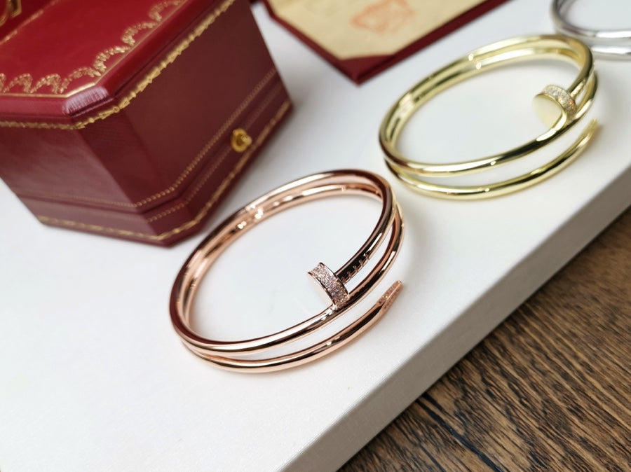 [Elowen jewels ]JUSTE ARMBAND 3,5 MM DOPPELREIHE DIAMANT