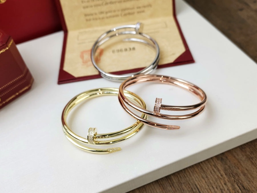 [Elowen jewels ]JUSTE ARMBAND 3,5 MM DOPPELREIHE DIAMANT