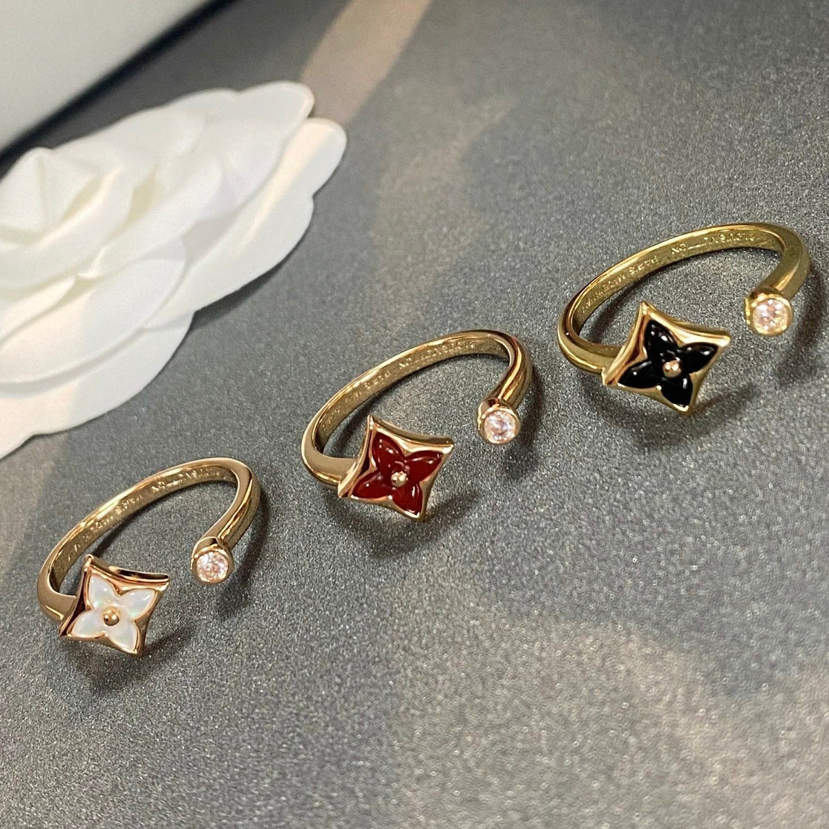 [Elowen jewels ]STAR 1 DIAMOND OPEN RING