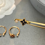 [Elowen jewels ]OFFENER RING STAR 1 DIAMANT