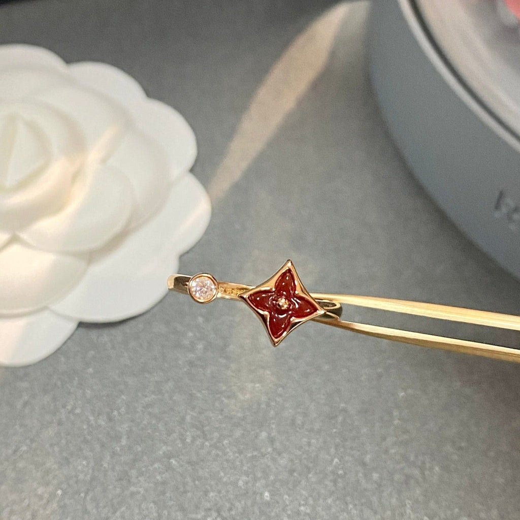 [Elowen jewels ]OFFENER RING STAR 1 DIAMANT