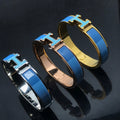 [Elowen jewels ]H BRACELET BLUE RAINBOW CERAMIC