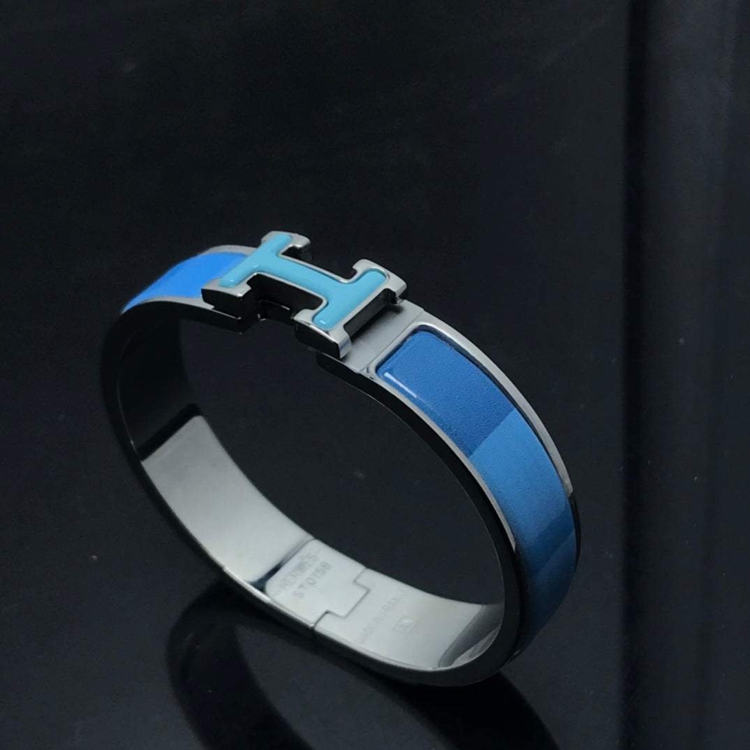 [Elowen jewels ]H BRACELET BLUE RAINBOW CERAMIC