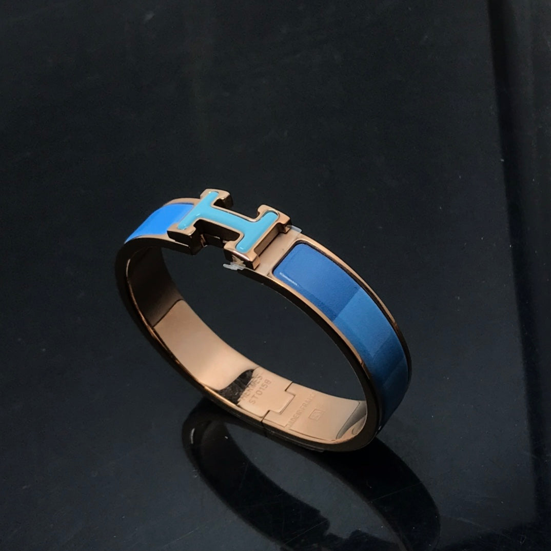 [Elowen jewels ]H BRACELET BLUE RAINBOW CERAMIC