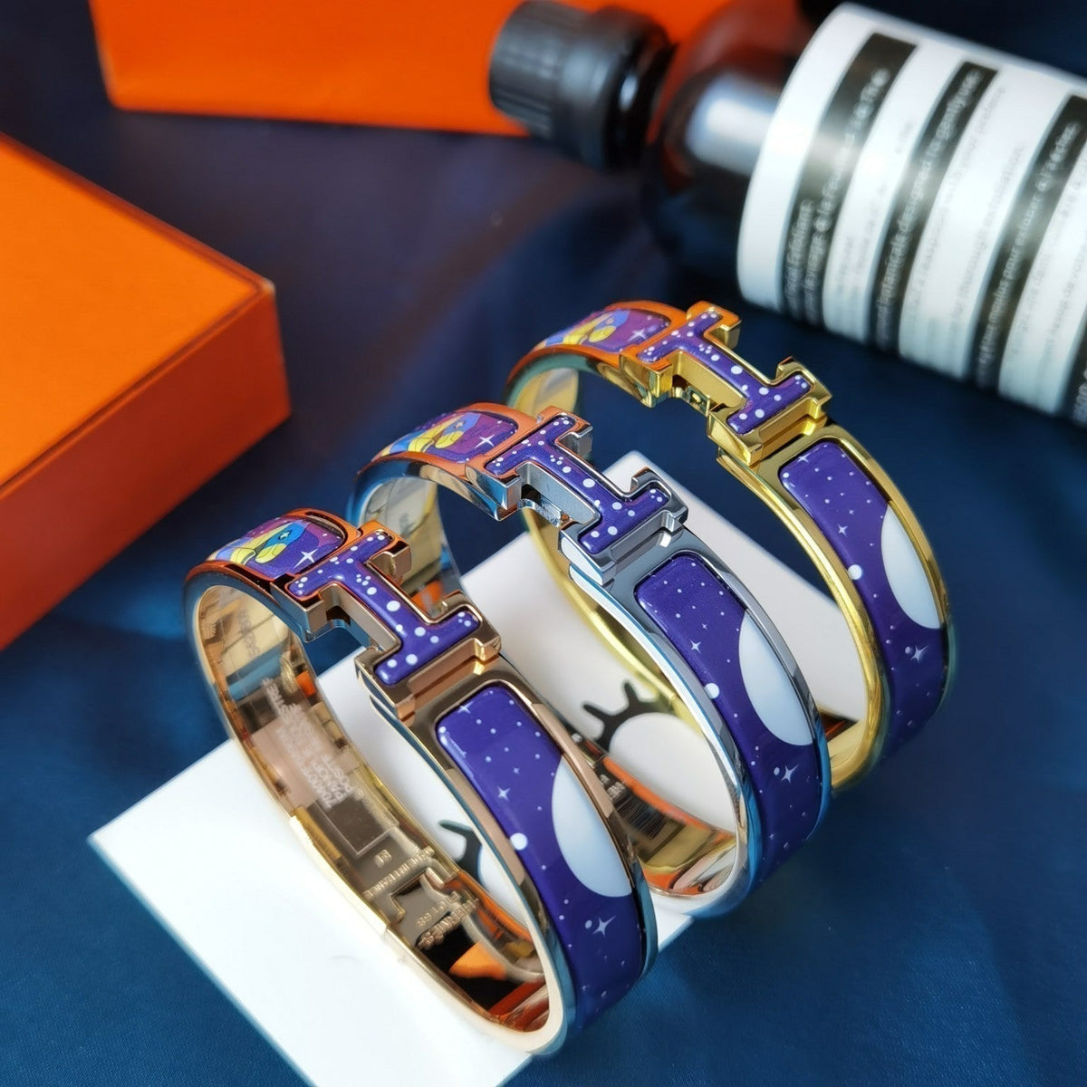 [Elowen jewels ]H スター＆ムーンブレスレット 12mm