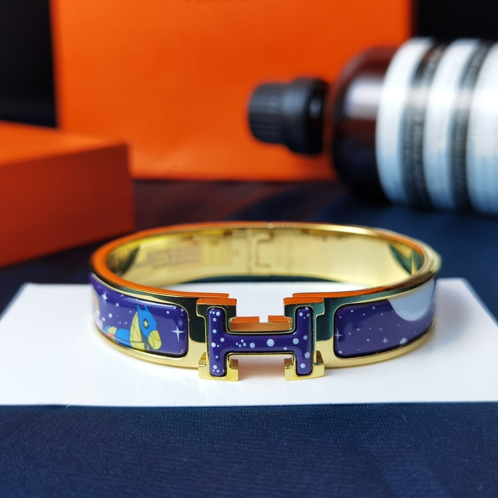 [Elowen jewels ]H スター＆ムーンブレスレット 12mm