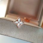 [Elowen jewels ]STERN PERLMUTT ROSÉGOLD OHRRINGE