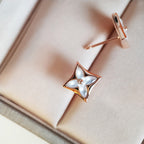 [Elowen jewels ]STERN PERLMUTT ROSÉGOLD OHRRINGE