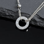 [Elowen jewels ]LOVE ネックレス 16MM 2ダイヤモンド