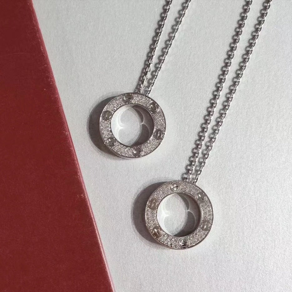 [Elowen jewels ]LOVE NECKLACE ADJUSTABLE SILVER