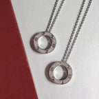 [Elowen jewels ]LOVE NECKLACE ADJUSTABLE SILVER