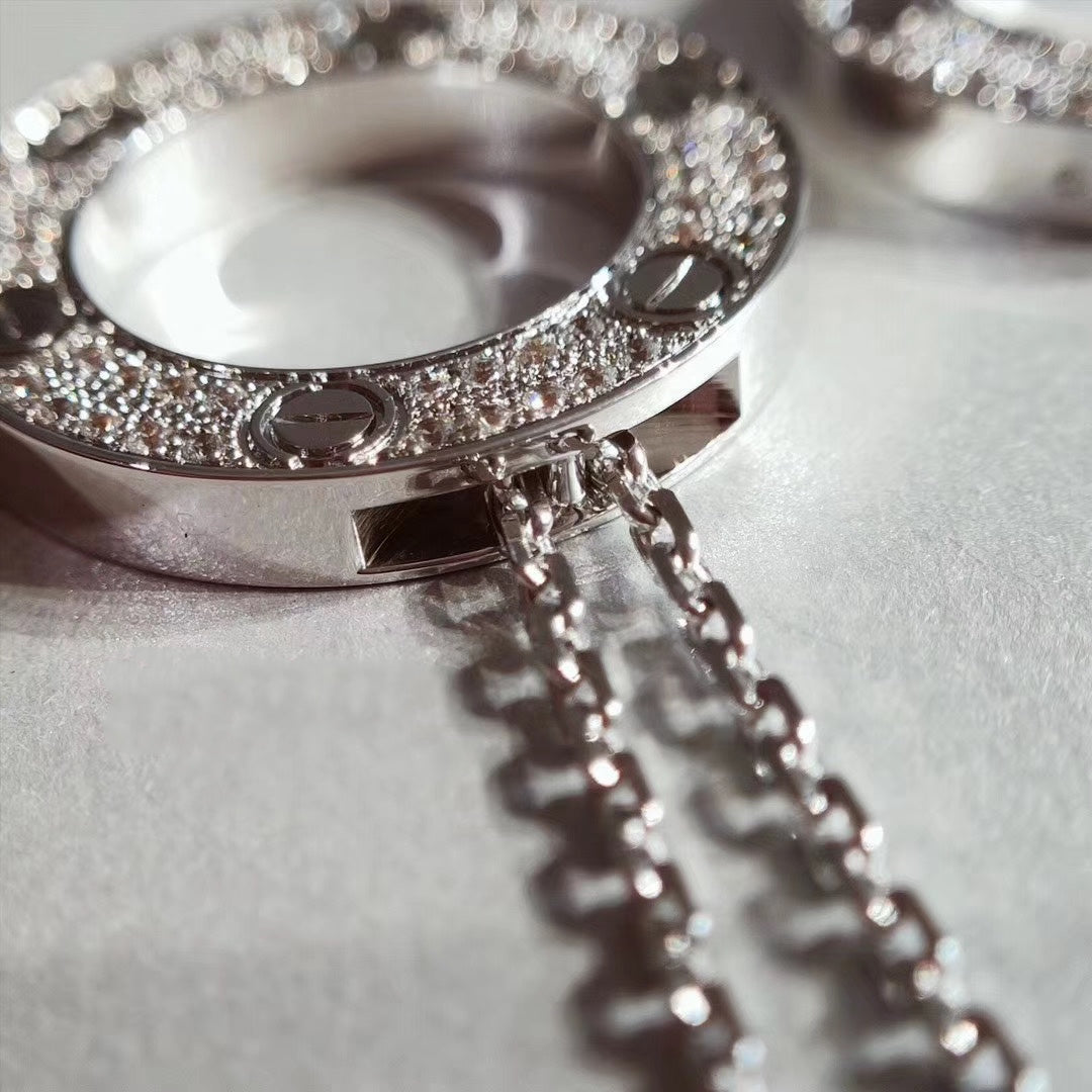 [Elowen jewels ]LOVE NECKLACE ADJUSTABLE SILVER