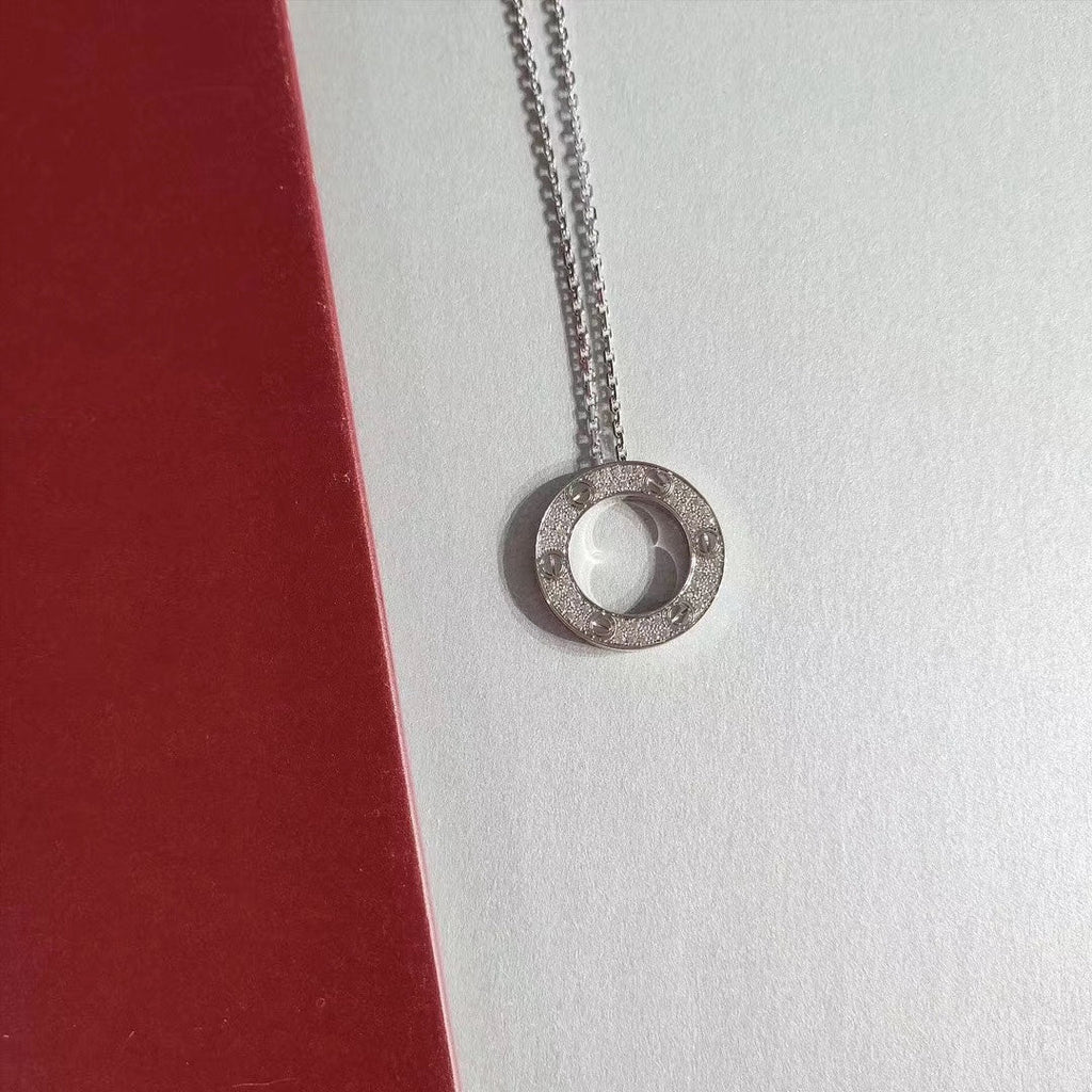 [Elowen jewels ]LOVE NECKLACE ADJUSTABLE SILVER