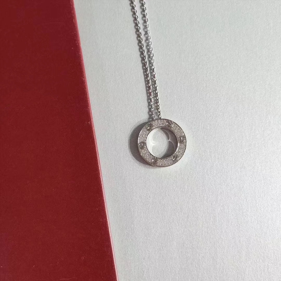[Elowen jewels ]LOVE NECKLACE ADJUSTABLE SILVER