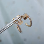 [Elowen jewels ]JUSTE OHRRINGE 12,75MM ROSÉGOLD DIAMANT