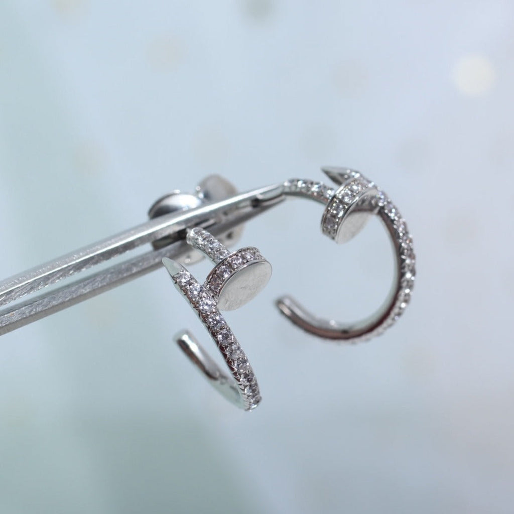 {
  "Elowen jewels": "[Elowen jewels]",
  "JUSTE EARRINGS 12.75MM SILVER DIAMOND": "JUSTE OHRRINGE 12,75 MM SILBER DIAMANT"
}