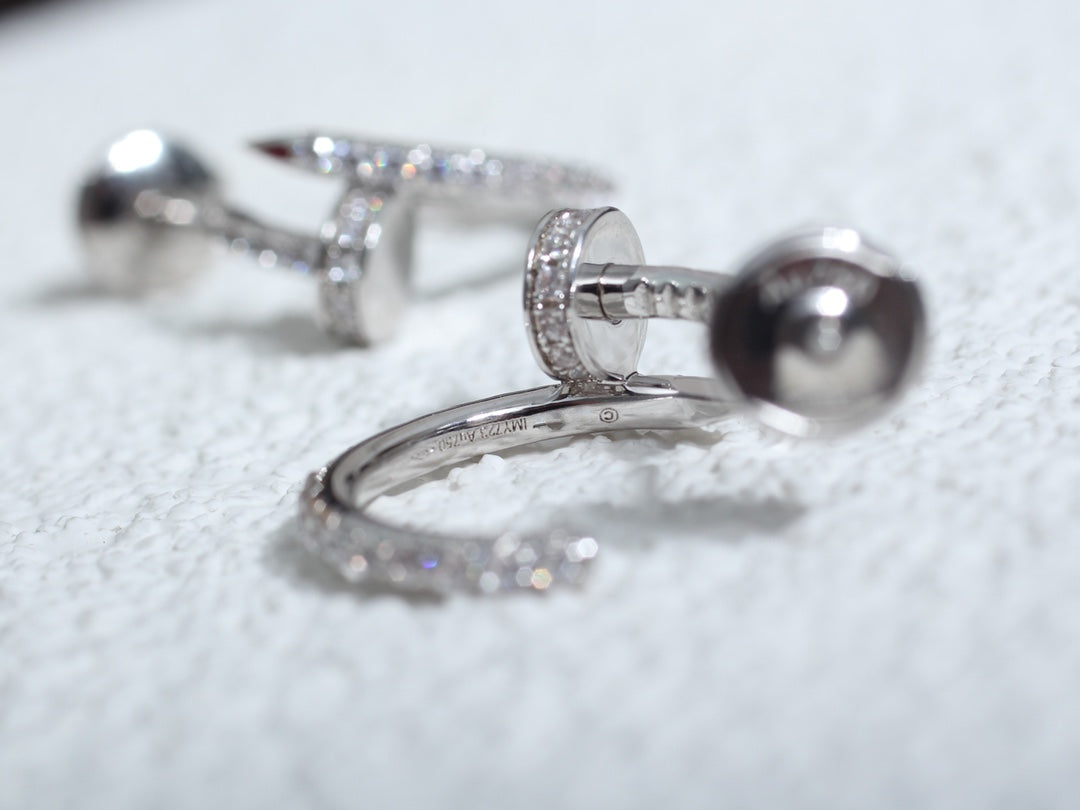 {
  "Elowen jewels": "[Elowen jewels]",
  "JUSTE EARRINGS 12.75MM SILVER DIAMOND": "JUSTE OHRRINGE 12,75 MM SILBER DIAMANT"
}