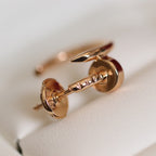 [Elowen jewels ]JUSTE EARRINGS PINK GOLD