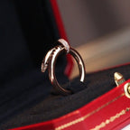 [Elowen jewels ]JUSTE RING 2.65MM PINK GOLD DIAMOND