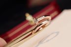 [Elowen jewels ]JUSTE RING 2.65MM PINK GOLD DIAMOND