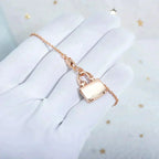 [Elowen jewels ]AMULETTE PEDANT ROSE GOLD NECKLACE