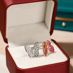 [Elowen jewels ]TWIN BUTTERFLY DIAMOND RING