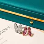 [Elowen jewels ]TWIN BUTTERFLY DIAMOND RING