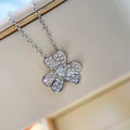[Elowen jewels ]CLOVER DIAMOND NECKLACE SILVER