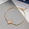 [Elowen jewels ]STAR 1 DIAMOND PINK GOLD BRACELET