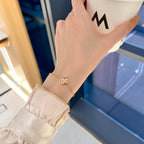 [Elowen jewels ]STAR 1 DIAMOND PINK GOLD BRACELET
