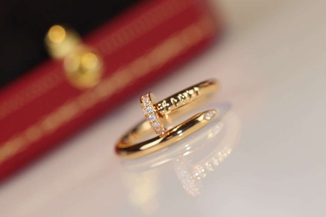 [Elowen jewels ]JUSTE RING 2,65 MM GOLD DIAMANT