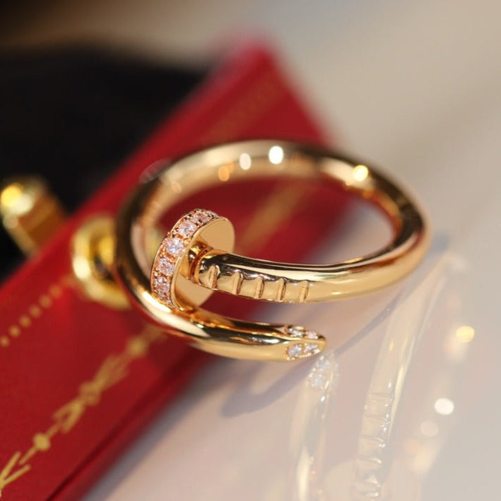 [Elowen jewels ]JUSTE RING 2,65 MM GOLD DIAMANT