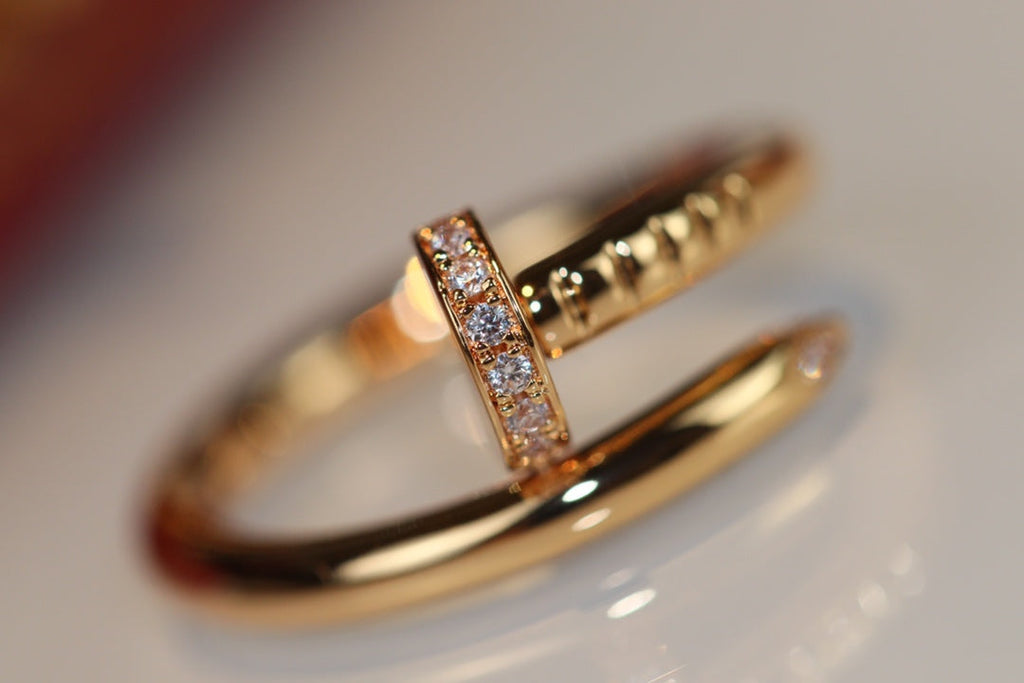 [Elowen jewels ]JUSTE RING 2.65MM GOLD DIAMOND