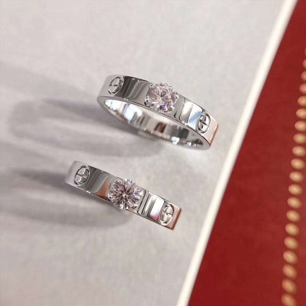 [Elowen jewels ]LOVE RING 3.6MM 1 BIG DIAMOND