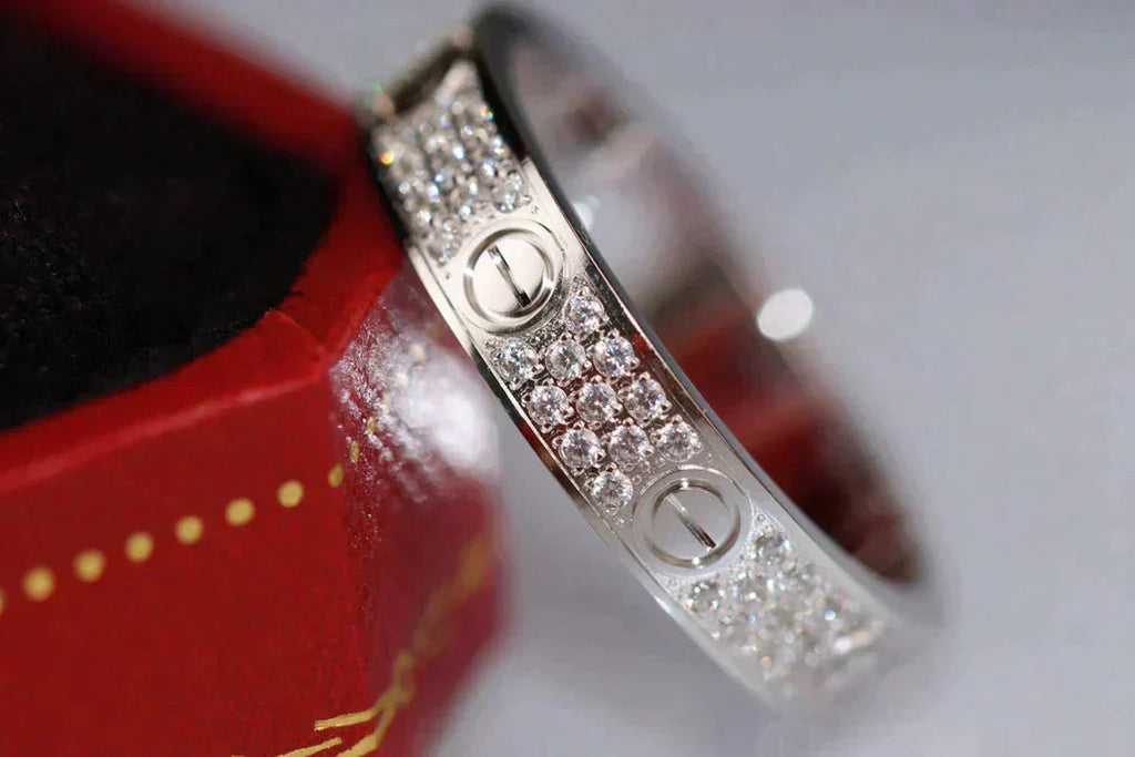 [Elowen jewels ]LOVE RING 3.6MM DIAMOND PAVED