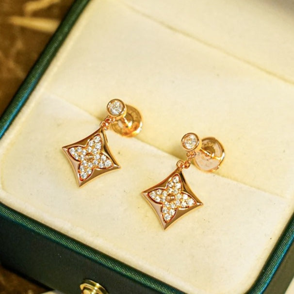 [Elowen jewels ]STAR DIAMONDS EARRINGS GOLD