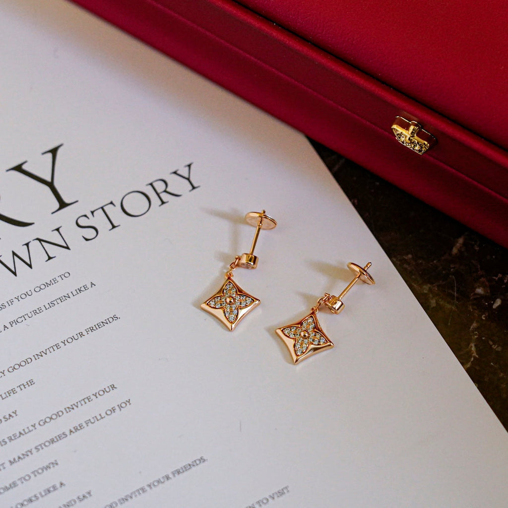 [Elowen jewels ]STAR DIAMONDS EARRINGS GOLD