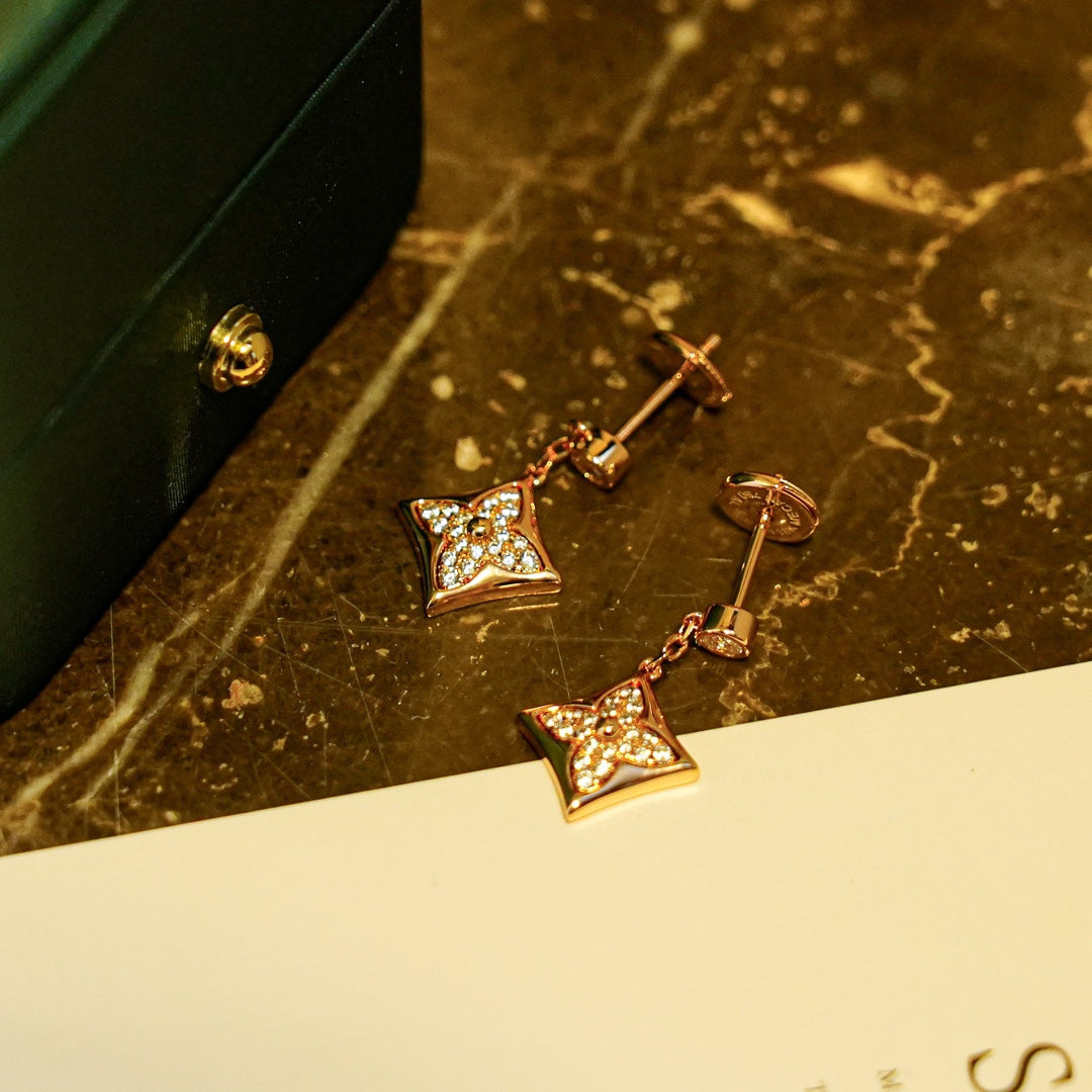 [Elowen jewels ]STAR DIAMONDS EARRINGS GOLD
