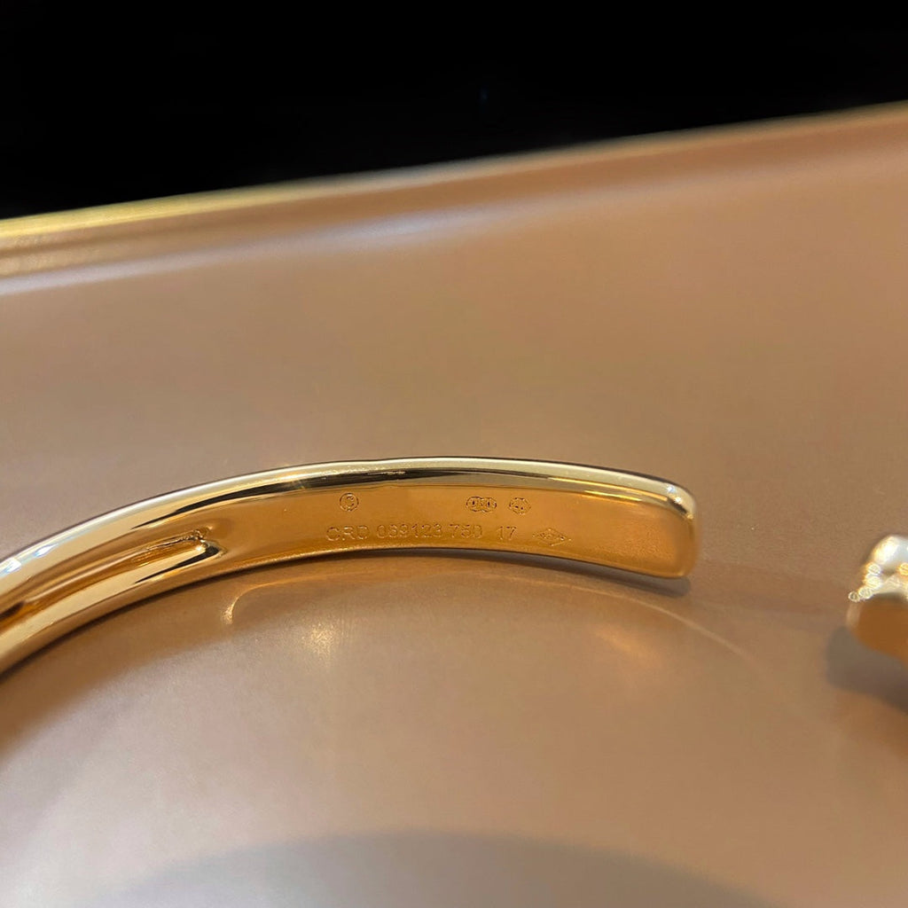 [Elowen jewels ]PANTHERE GOLDENES OFFENES ARMBAND