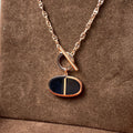 [Elowen jewels ]CHAINE VERSO HALSKETTE AUS SCHWARZER KERAMIK