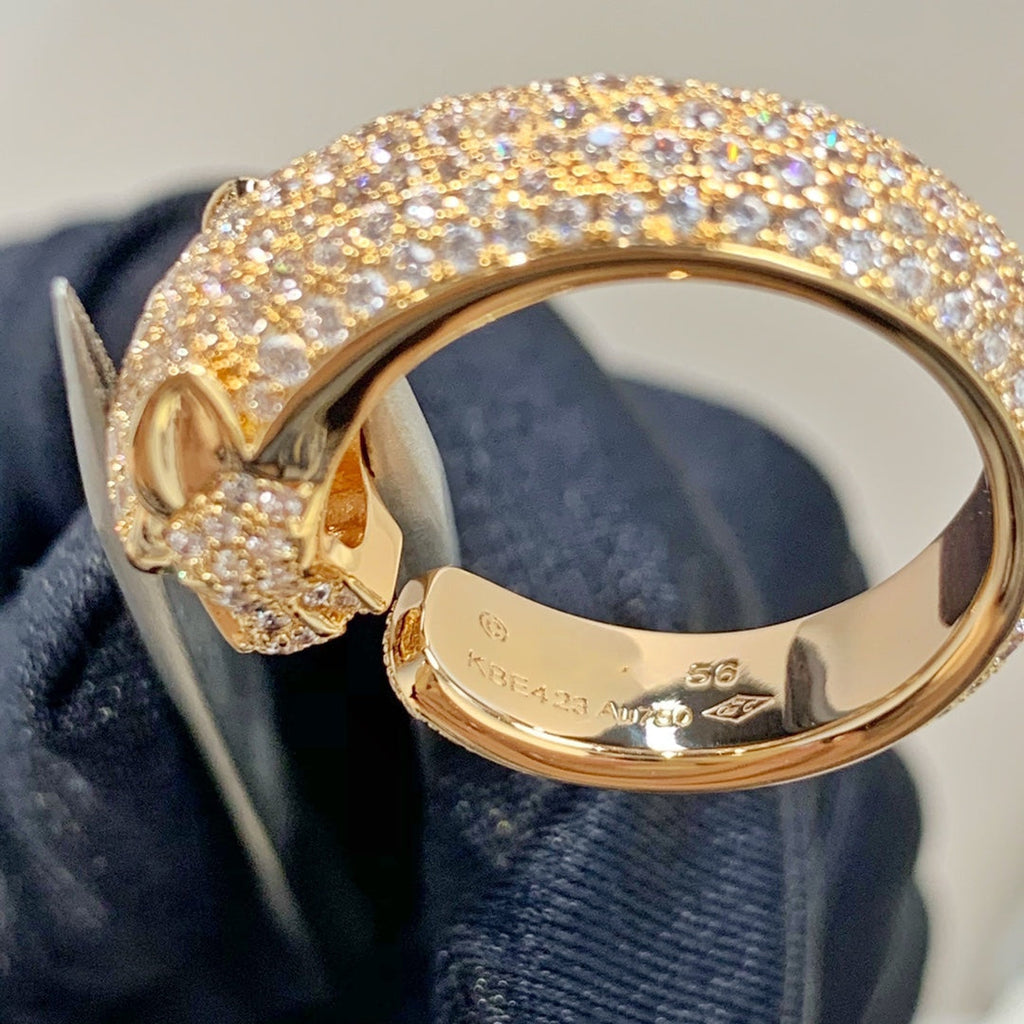 [Elowen jewels ]PANTHERE PINK GOLD DIAMOND RING