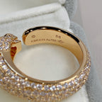 [Elowen jewels ]PANTHERE PINK GOLD DIAMOND RING