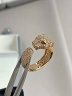 [Elowen jewels ]PANTHERE PINK GOLD DIAMOND RING