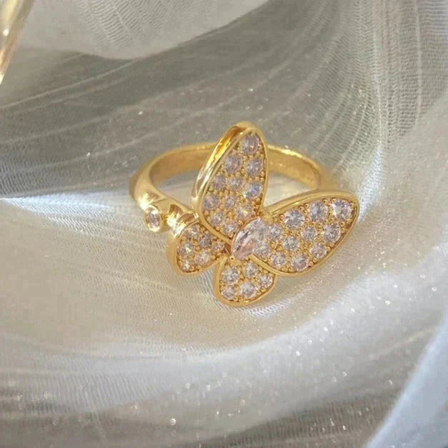 [Elowen jewels ]BUTTERFLY DIAMOND RING