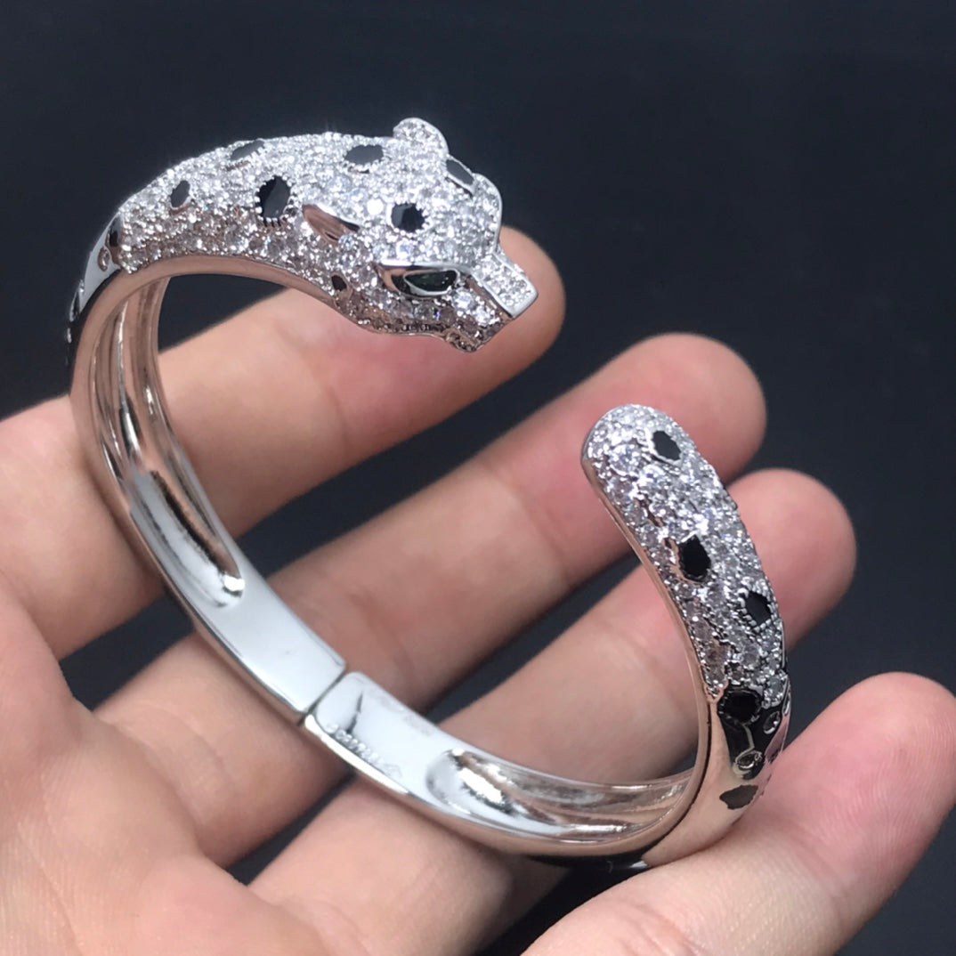 [Elowen jewels ]PANTHÈRE GROSSES ARMBAND DIAMANTEN